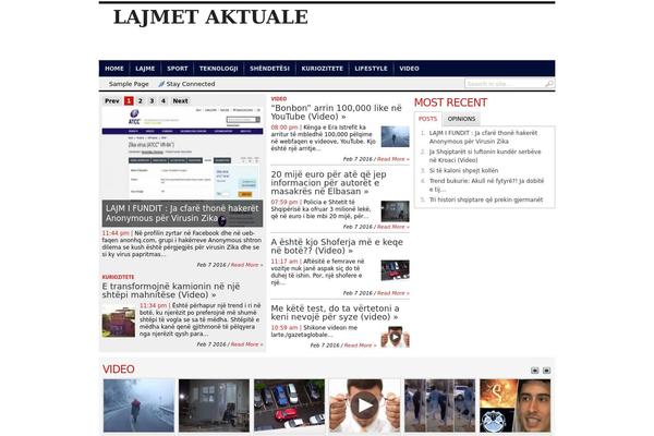 lajmetaktuale.com site used Transcript