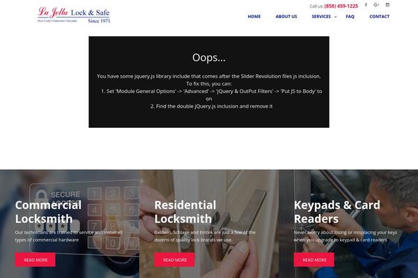 Locksmith theme site design template sample