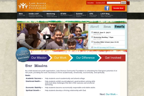lakeavefoundation.org site used Lacf