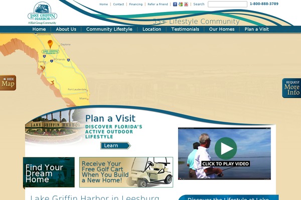 lakegriffinharborfla.com site used Cove-communities-new