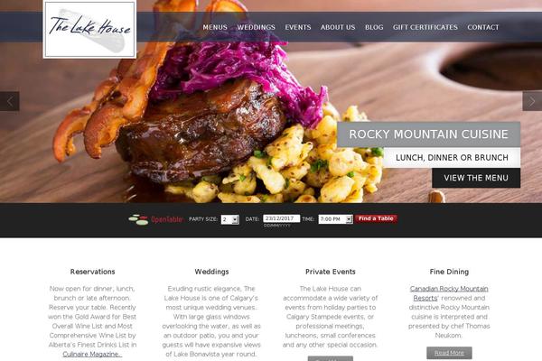 Food & Wine theme site design template sample