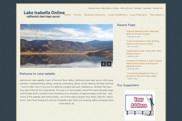 lakeisabella.net site used Ecclesia