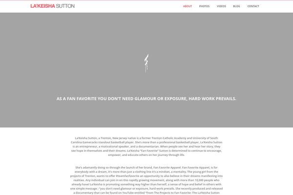 The Ken theme site design template sample