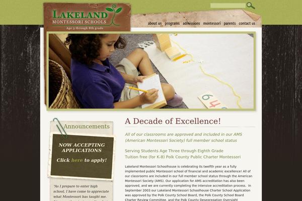 lakelandmontessori.com site used Lakeland
