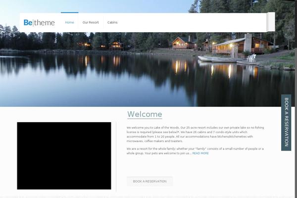 BeTheme Child theme site design template sample