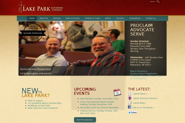 lakeparklutheran.com site used Lpl