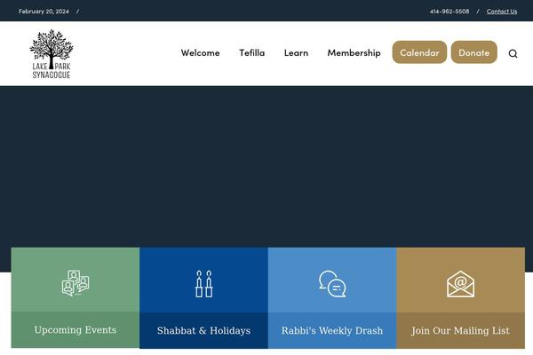 lakeparksynagogue.org site used Lakeparksynagogue