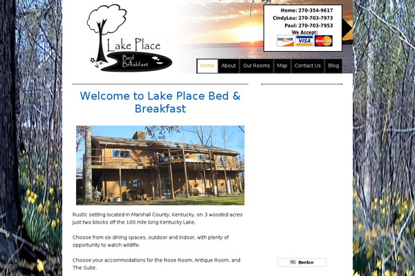 lakeplacebnb.com site used Intuition