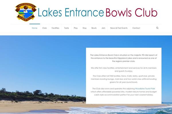 lakesbowls.com.au site used Lakesentrance-bowls