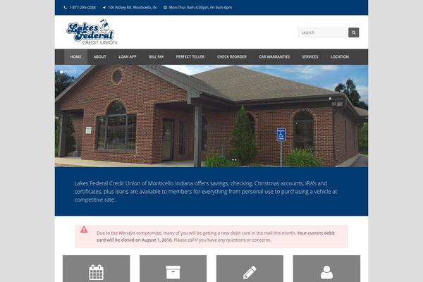 WordPress website example screenshot