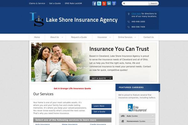 lakeshoreinsurance.com site used Template1v2