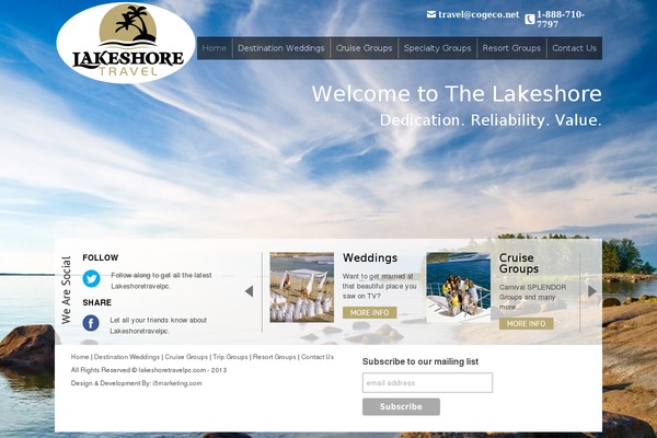 lakeshoretravelpc.com site used Lakeshoretravel