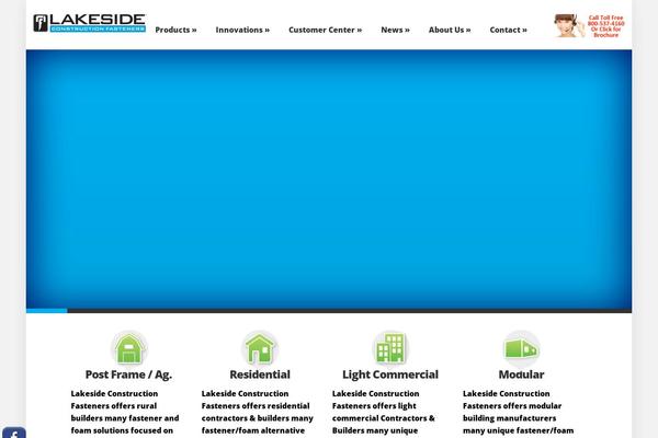 Lakeside theme site design template sample