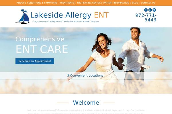 lakesideallergyent.com site used Lakeside-allergy-ent