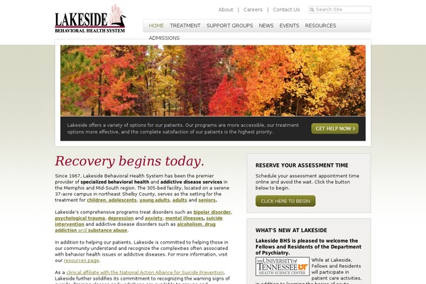 Lakeside theme site design template sample