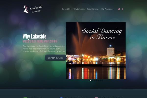 lakesidedance.ca site used Fusion
