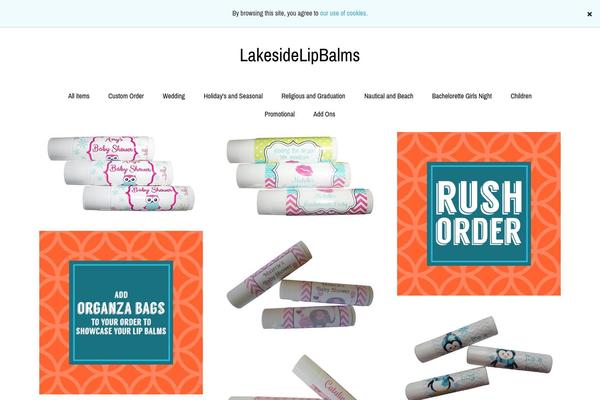 lakesidelipbalms.com site used Responsive