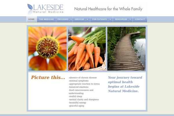 lakesidenaturalmedicine.com site used GreyMonger Theme