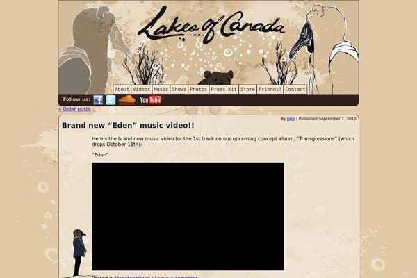 lakesofcanada.com site used Loc