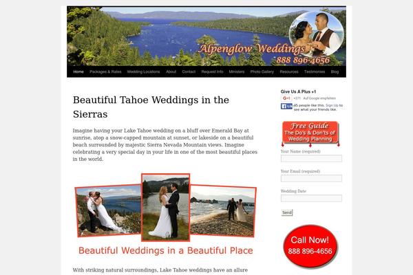 laketahoeweddinginfo.com site used Twentyten-child-theme