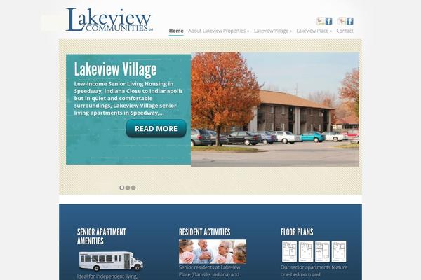 Lakeview theme site design template sample
