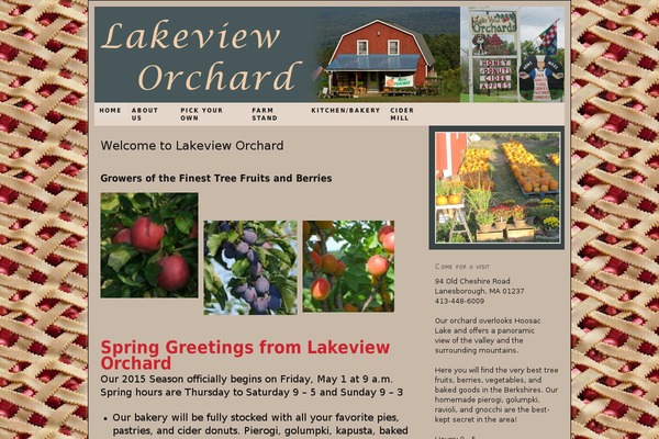 lakevieworchard.com site used Thesis 1.8
