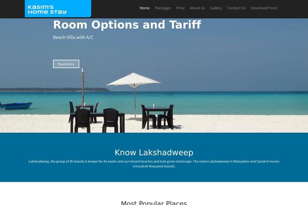 lakshadweephomestay.com site used Travel