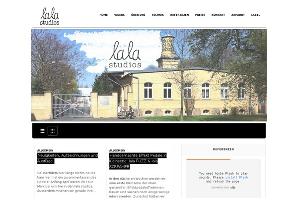 lala-studios.de site used Gadgetry Child