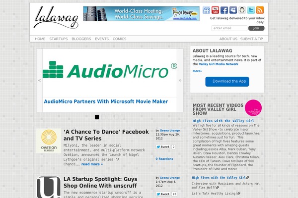 WordPress website example screenshot