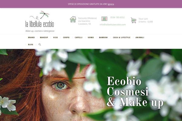 Organic-beauty theme site design template sample
