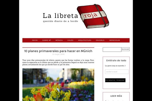 lalibretaroja.com site used Disenatublog