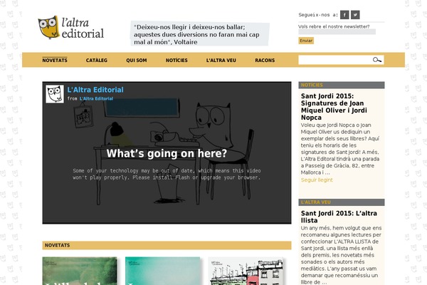 laltraeditorial.cat site used Laltra