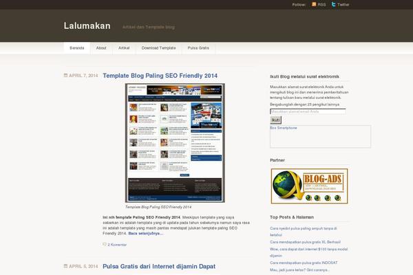 WordPress website example screenshot