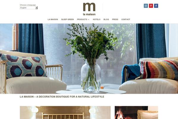 Divi theme site design template sample