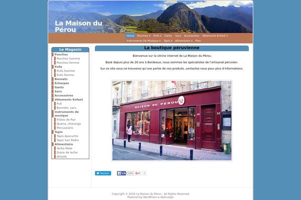 Atahualpa theme site design template sample