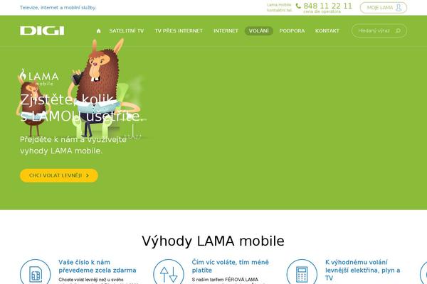 lamamobile.cz site used Lama-mobile