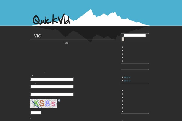 Quick-Vid theme site design template sample