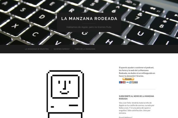 WordPress website example screenshot