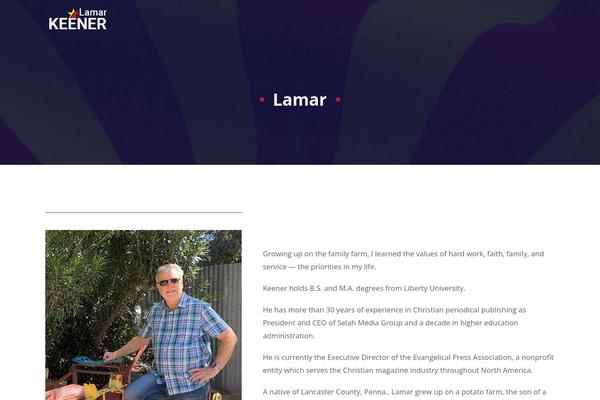 lamarkeener.com site used Elvotics
