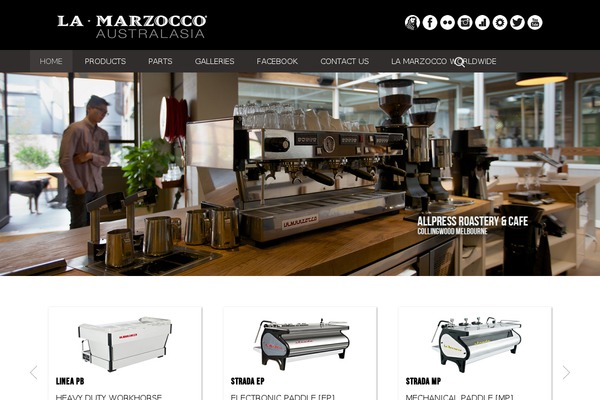 lamarzocco.com.au site used Lamarzocco