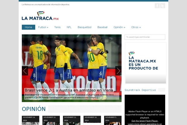 lamatraca.mx site used Sportica