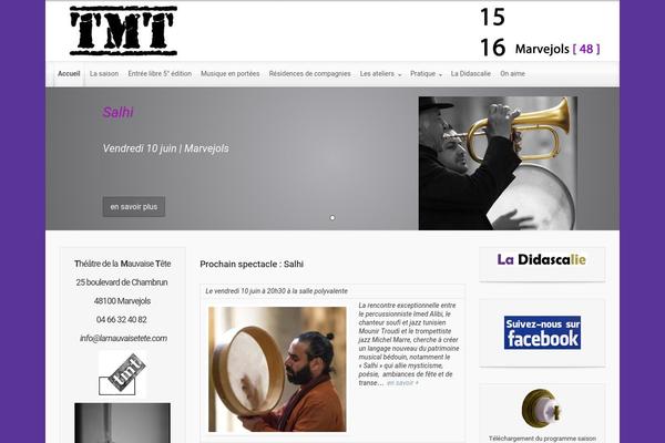 evolve theme site design template sample