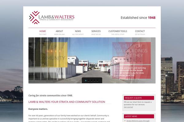 lambandwalters.com.au site used Lamb