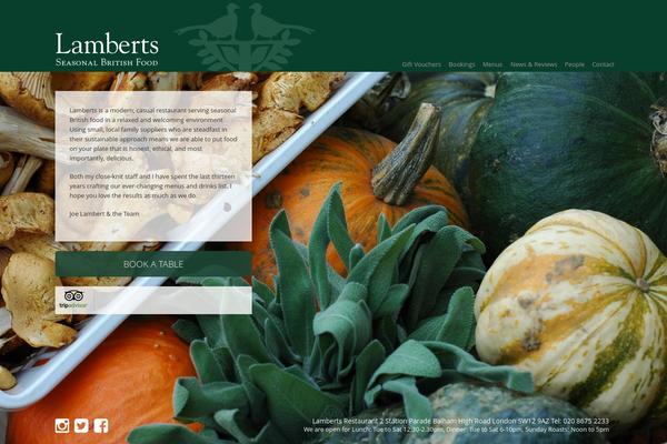 lambertsrestaurant.com site used Lamberts