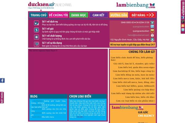 lambienbang.com site used Lbb-theme