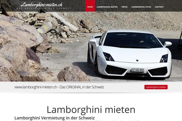 lamborghini-mieten.ch site used Automotive Car Dealership Business WordPress Theme