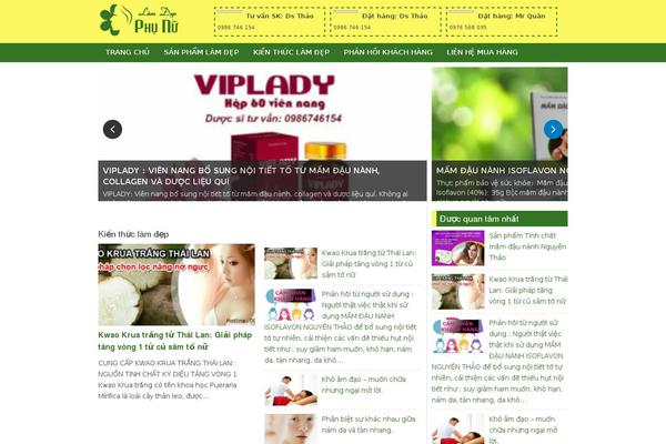lamdepphunu.vn site used Thesonnetwork