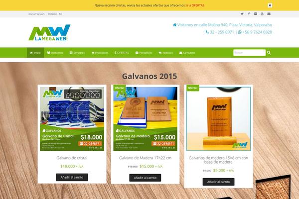 Alterna theme site design template sample