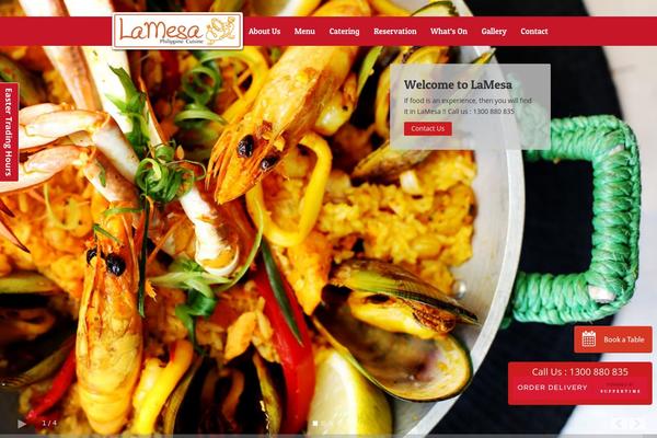 Lezzatos theme site design template sample