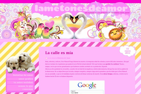 lametonesdeamor.com site used Lametonesdeamor